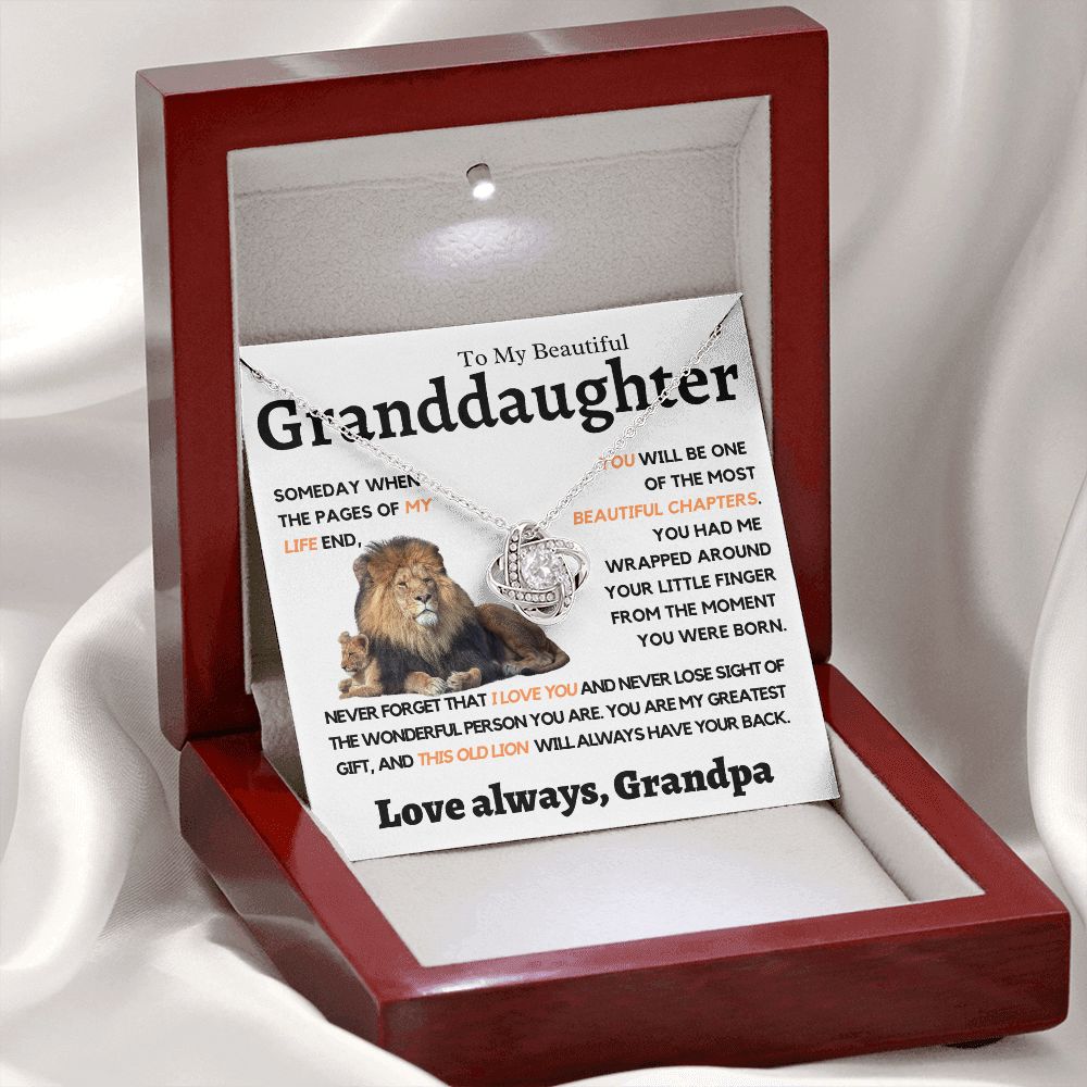 Granddaughter, This Old Lion will Always have your back, wt