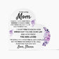 To Mom from Son, Personalized Acrylic Heart