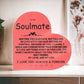 Soulmate - Meeting You Was Fate Acrylic Heart Home Decor solid