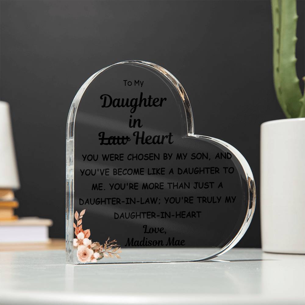 daughter in heart test – Heartfelt Gift Store