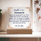Daughter in Law missing piece Acrylic Plaque solid letters