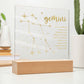 Gemini Acrylic Square Std