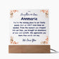 Daughter in Law missing piece Acrylic Plaque solid letters