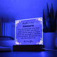 Daughter in Law missing piece Acrylic Plaque solid letters