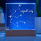 Aquarius Acrylic Square Std