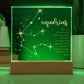 Aquarius Acrylic Square Std