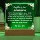 daughter in law missing pc acrylic plaque - white letters