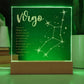 Virgo Acrylic Square Std