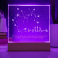 Sagittarius Acrylic Square Std