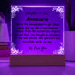 Daughter in Law missing piece Acrylic Plaque solid letters