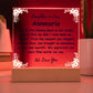 Daughter in Law missing piece Acrylic Plaque solid letters