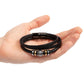 My Man Bracelet, "Love You Forever" Engraved Stainless Steel and Leather