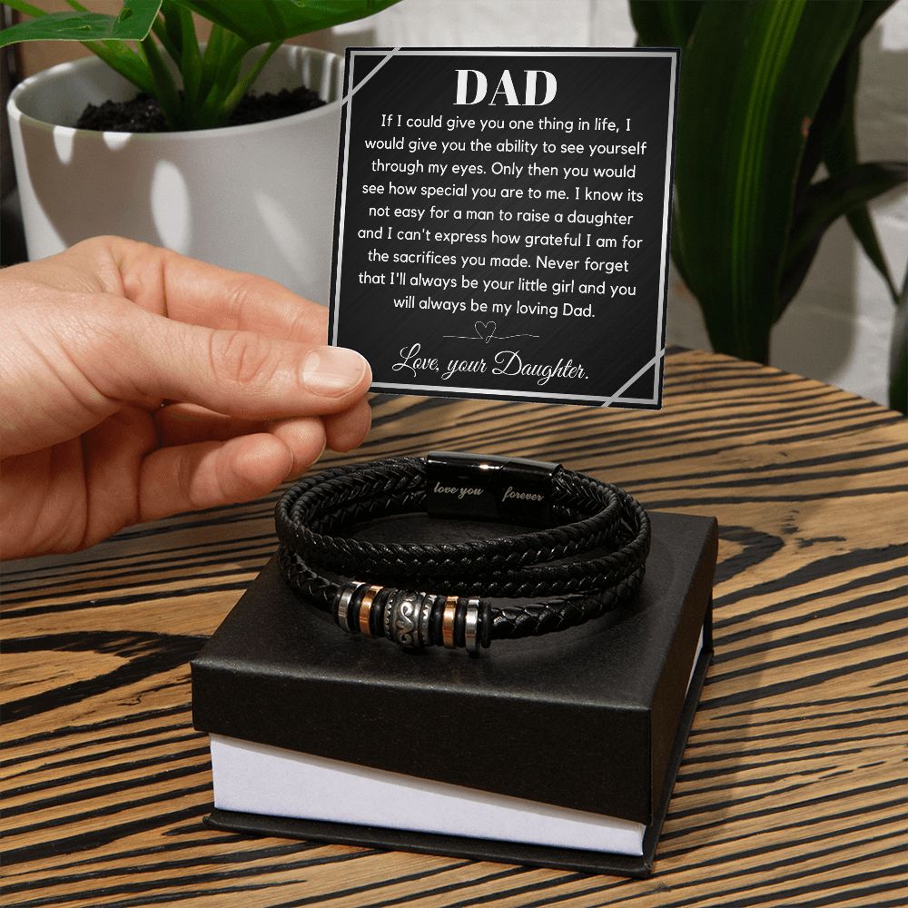 Dad Love You Forever Bracelet