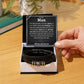 my man bracelet, blk Love you forever Bracelet TEMPLATE