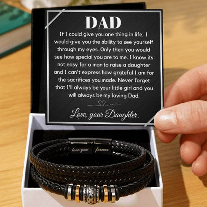 Dad Love You Forever Bracelet