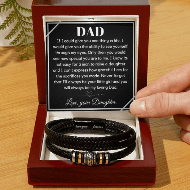 Dad Love You Forever Bracelet