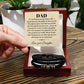 Dad Bracelet MC, v2 gold paper Love you forever Bracelet TEMPLATE