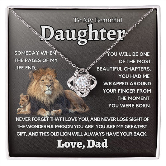 hgs037.7.1.1 dad lion 051223 blk outline Love Knot template ETSY - Silver ONLY