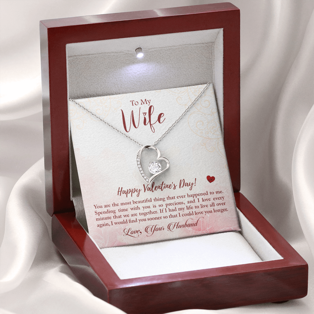 You are the most beautiful thing - Forever Love Valentine necklace