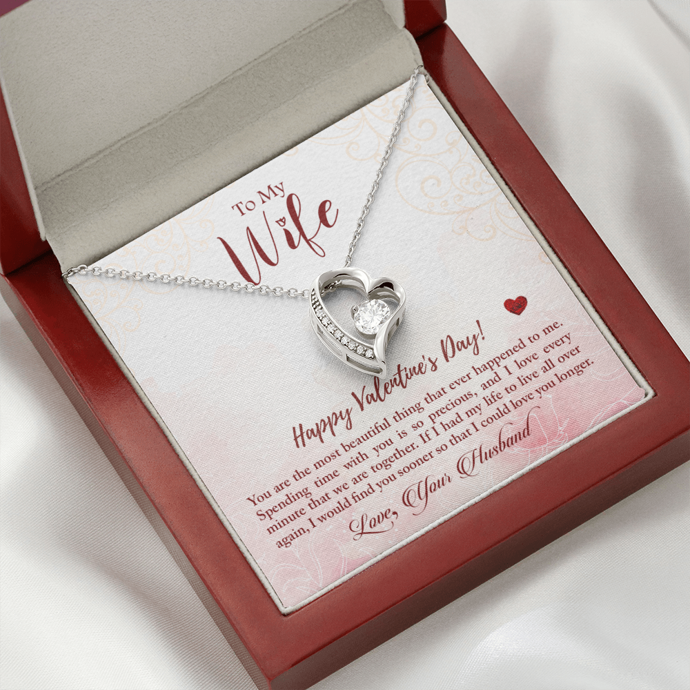 You are the most beautiful thing - Forever Love Valentine necklace