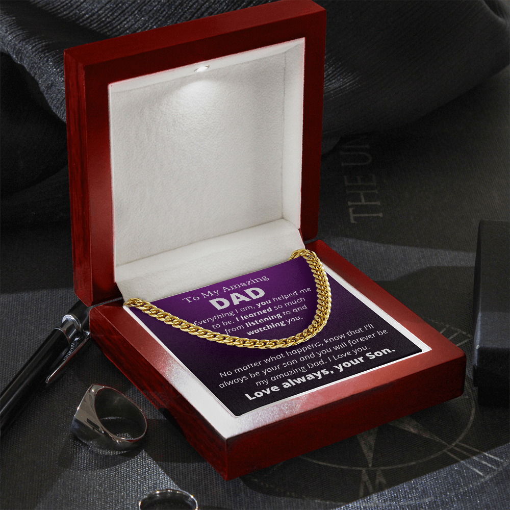 Amazing Dad from Son, Everything I Am - Father's Day Gift for Dad | Birthday Gift for Dad - hgs001