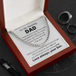 Amazing Dad from Son, So Much of Me - Cuban Link Chain Necklace | Father's Day Gift from Son | Birthday Present for Dad | Thank You Dad from Son, hgs007