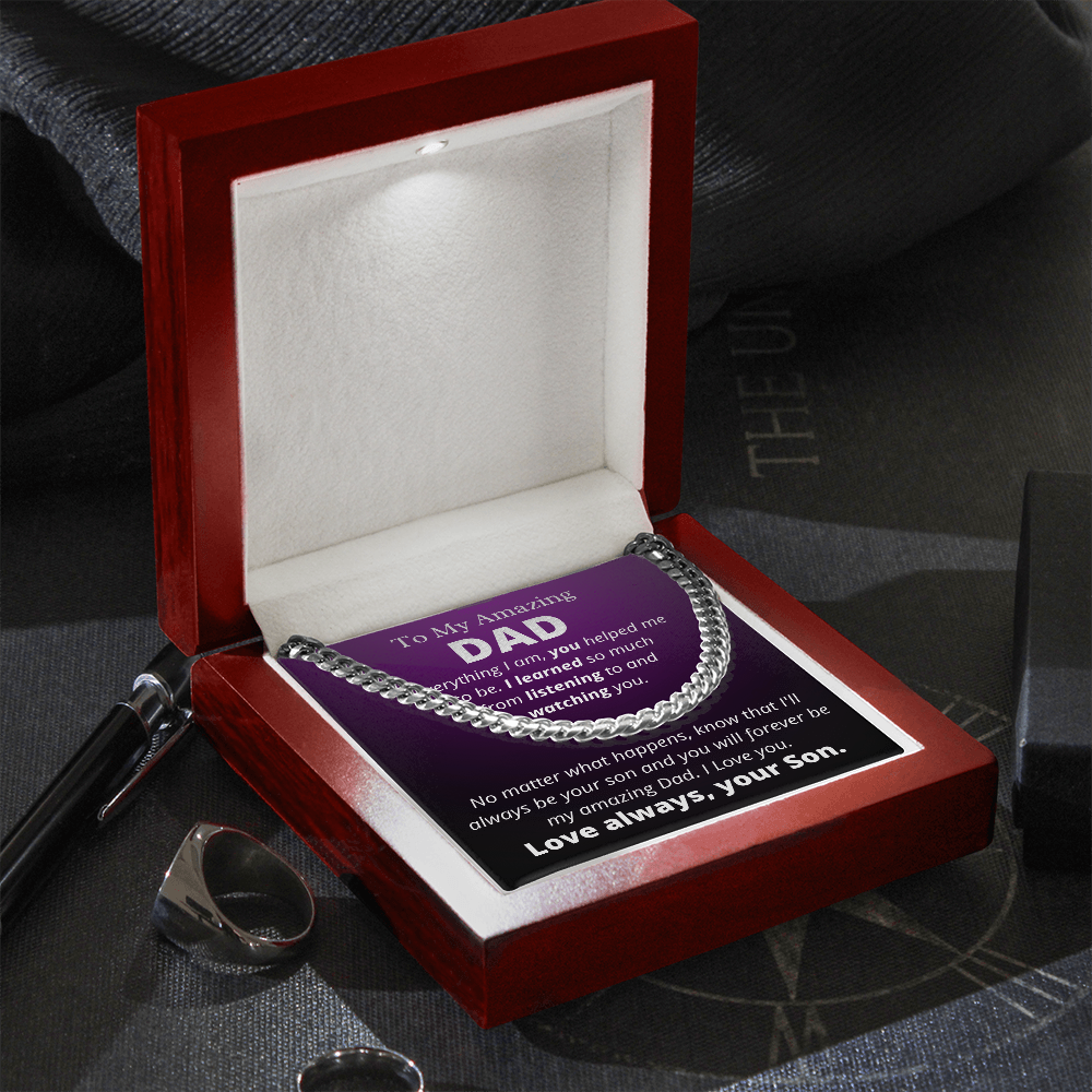 Amazing Dad from Son, Everything I Am - Father's Day Gift for Dad | Birthday Gift for Dad - hgs001