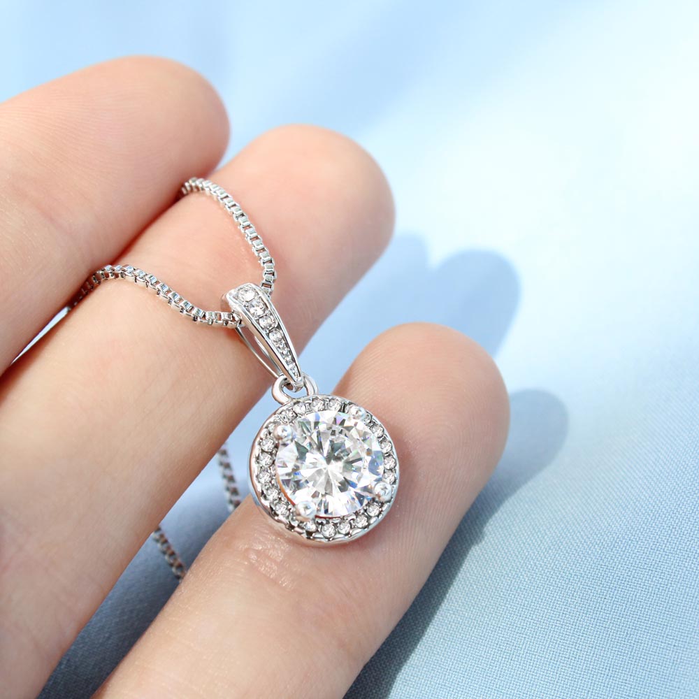 To my beautiful Wife. I love you more than..., Happy Anniversary - Eternal Hope necklace | Anniversary Gift For Wife