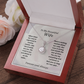 To My Wife, Our Love is Strong - Eternal Hope necklace, pl rs