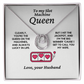 My Slot Machine Queen, Lucky in Love Necklace - Wife Birthday Gift | Wife Anniversary Gift | Casino Wife | Gambler Wife | Lucky Gambling Wife