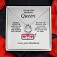 My Slot Machine Queen, Lucky in Love Necklace - Wife Birthday Gift | Wife Anniversary Gift | Casino Wife | Gambler Wife | Lucky Gambling Wife