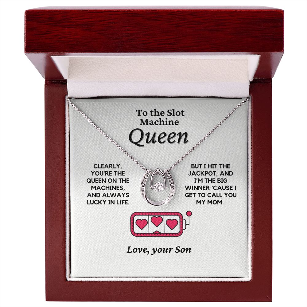 Mom Gift from Son - Slot Machine Queen, Lucky in Life