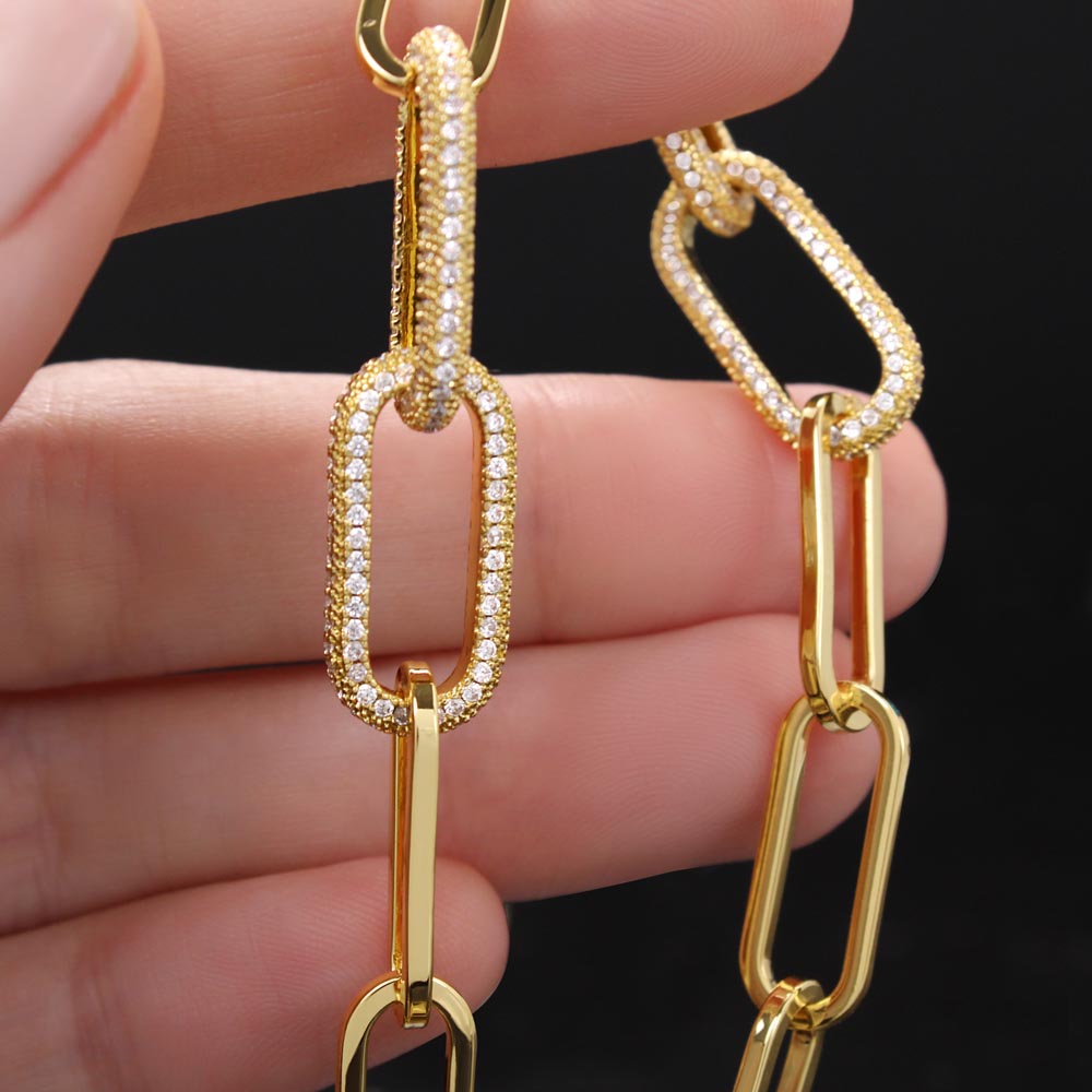 To my Smokin' Hot Wife, My One and Only True Love - Forever Linked Paperclip Necklace, blk