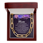 Mom, thank you for always being there for me - Forever Linked Paperclip Necklace