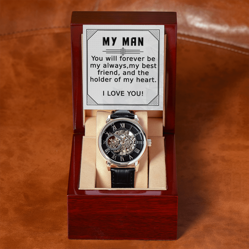 Gift For Husband Engraved Wood Watches Wrist Watch Personalized – Gifts For  Family Online