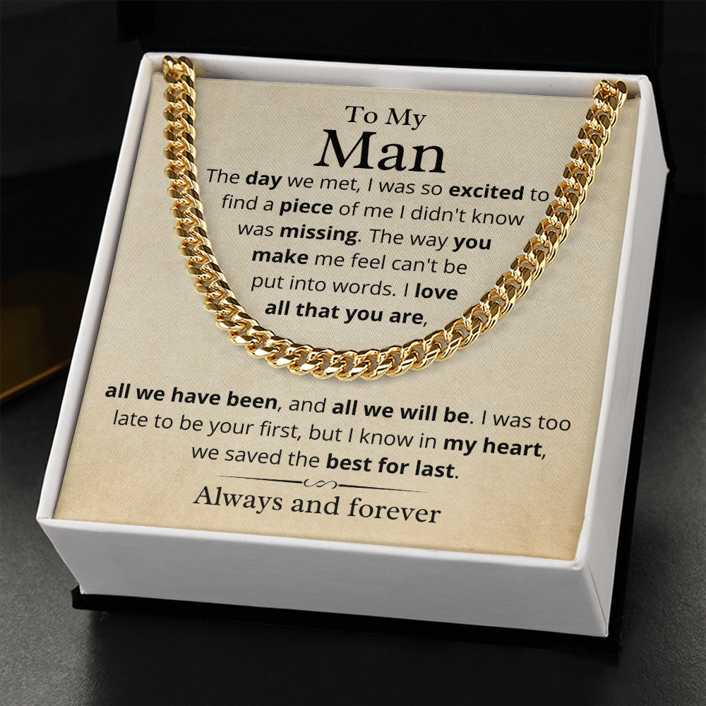 My Man, We Saved the Best For Last - Cuban Link Chain, hgs012.9.1