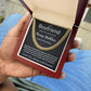 Boyfriend Gift, Always Remember - Cuban Link Chain