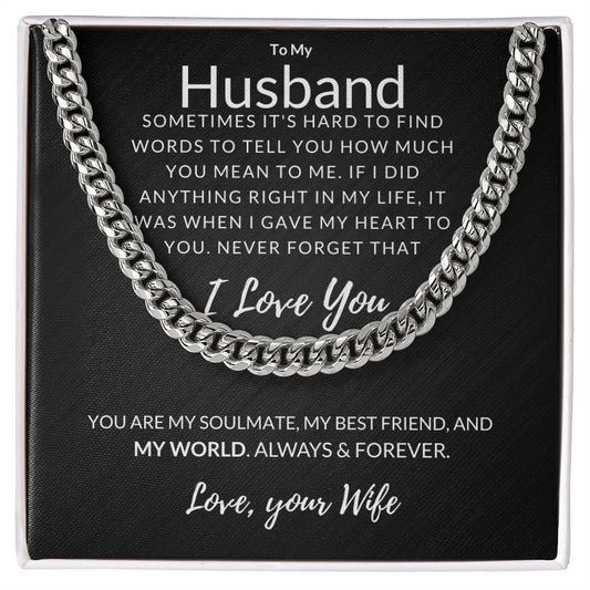 My Husband, My World, blk 11.11.22