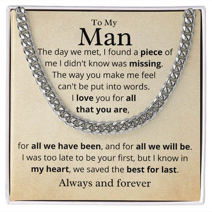 My Man, Best for Last, Cuban Link Chain