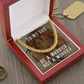 Be a Warrior, not a worrier Cuban Link Chain, hgs031