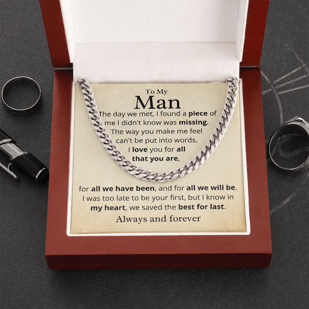 My Man, Best for Last, Cuban Link Chain