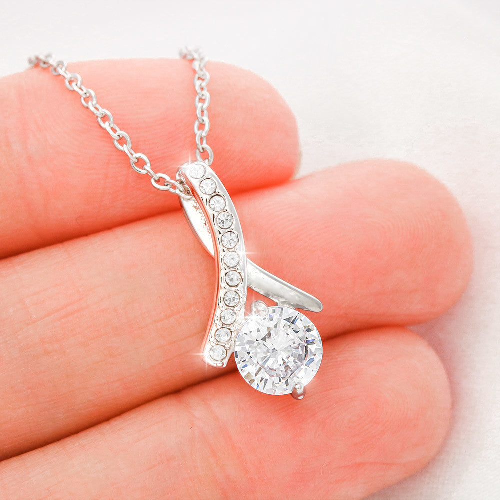 You are the most beautiful thing - Alluring Beauty Valentine necklace