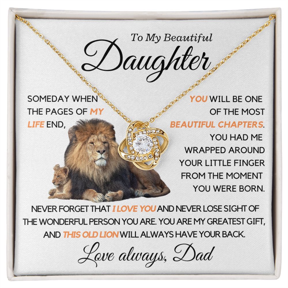 My Beautiful Daughter, My Greatest Gift, this Old Lion. 37.1.1.1