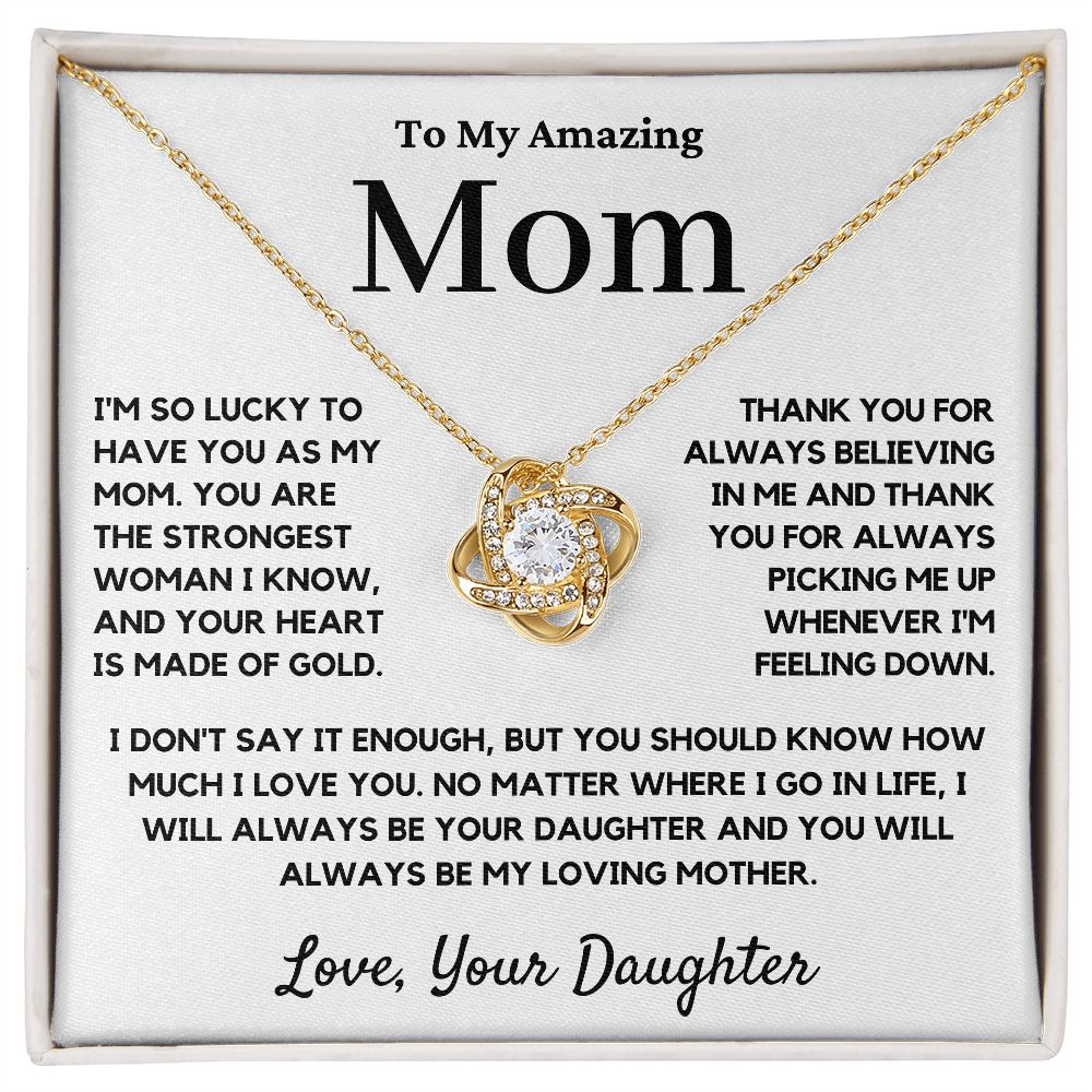 Mom Gift from Daughter, No Matter Where I Go