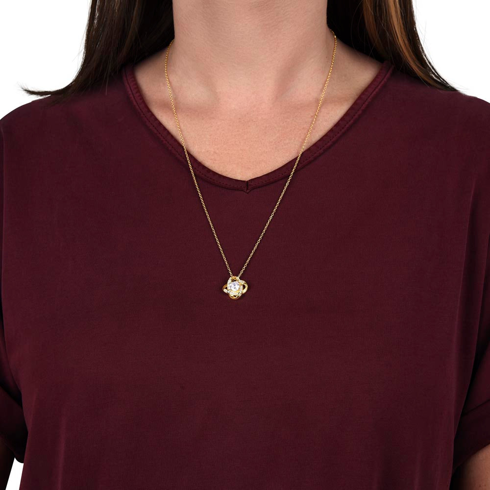 Incredible Soulmate, best for last - Love Knot Necklace, hgs035