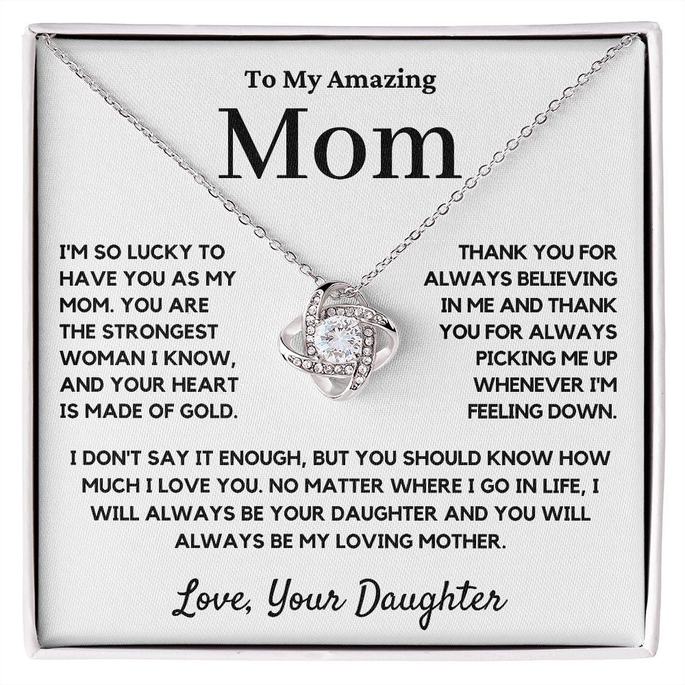 Mom Gift from Daughter, No Matter Where I Go