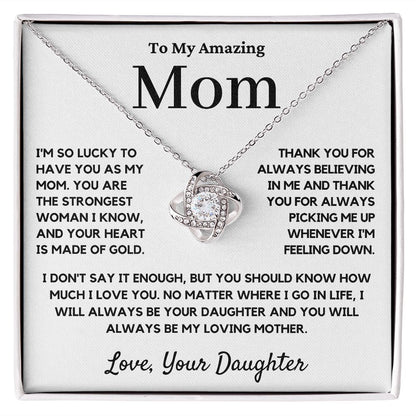 Mom Gift from Daughter, No Matter Where I Go