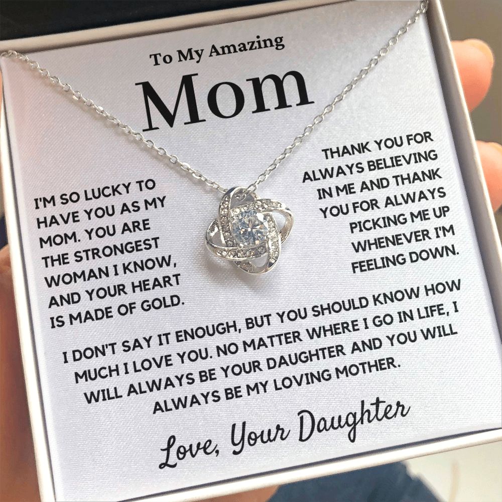 Mom Gift from Daughter, No Matter Where I Go