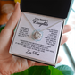 To my Daughter, hard to find the words - Love Knot Necklace, hgs034