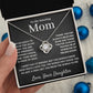 mom love knot necklace gift